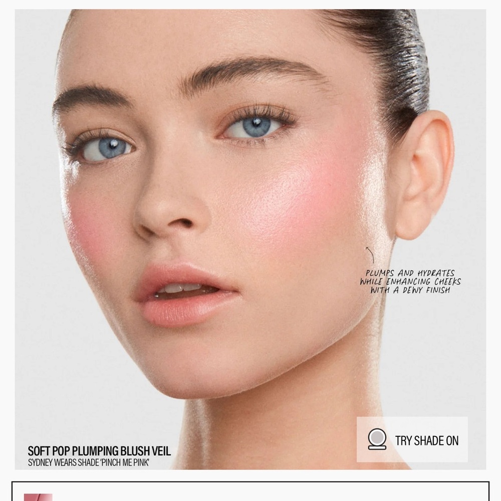 Make up by Mario - Soft Pop Plumping Blush Veil - rose Crush